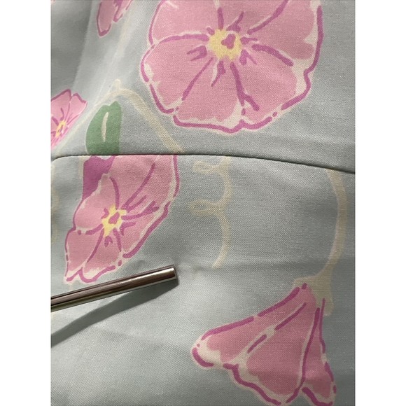 Lilly Pulitzer Staci Morning Glories Silk Midi Dress Size‎ 8 - Picture 6 of 12
